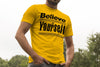 Mustard Yellow "BLV" Believe in YourSelf